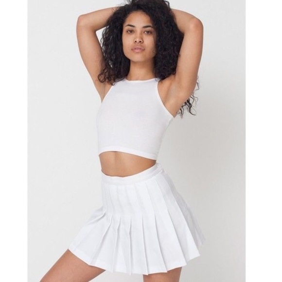 American Apparel Dresses & Skirts - American Apparel White Tennis Skirt 🍨🍦